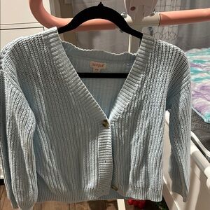 Women's Blue Knit Sweater